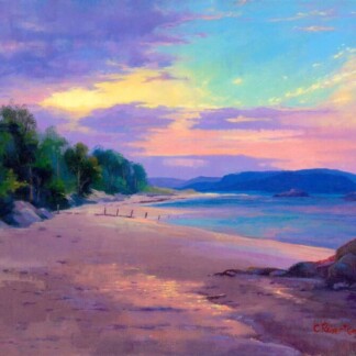 Image of Evening Glow at Morar by Colin Robertson